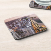 USA, Illinois, Chicago, uitzicht van het meer van Drankjes Onderzetter (Linkerzijde)