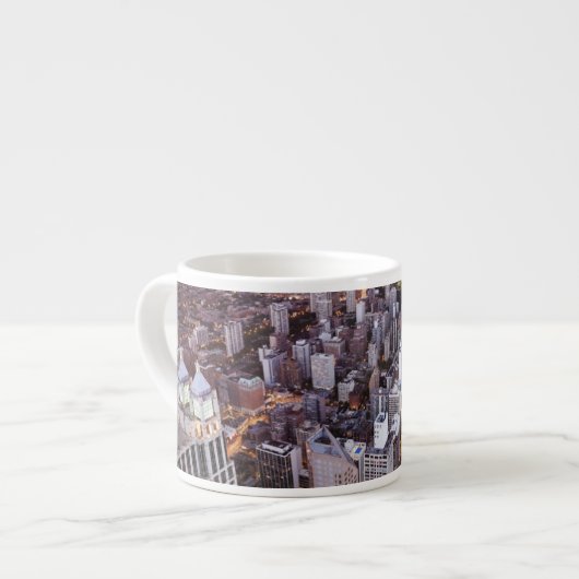 USA, Illinois, Chicago, uitzicht van het meer van Espresso Kop (Links)