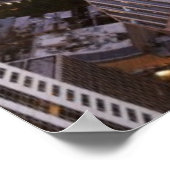 USA, Illinois, Chicago, uitzicht van het meer van  Poster (Hoek)