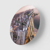 USA, Illinois, Chicago, uitzicht van het meer van Ronde Klok (Hoek)