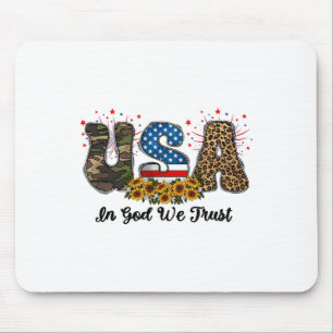 USA In God We Trust America Vlag 4 juli Patri Muismat