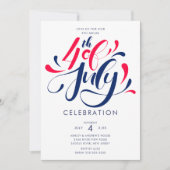 USA Independence Bash Kaart (Voorkant)