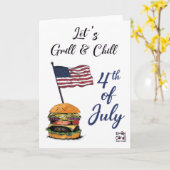 USA Independence Day - Chill Kaart (Gele Bloem)