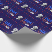 USA Independence Day deep blue Cadeaupapier (Hoek)