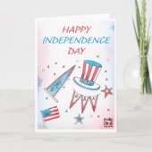 USA Independence Day - Motifs Kaart (Voorkant)