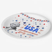 USA Independence Day Papieren Bordje (Gekanteld)