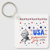 USA Independence Day Sleutelhanger (Voorkant)