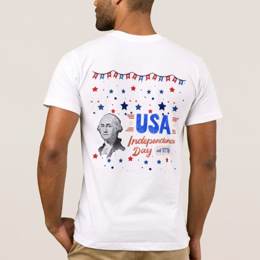 USA Independence Day T-shirt (Achterkant)