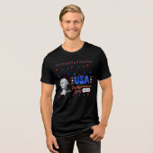 USA Independence Day Tri-Blend Shirt (Voorkant volledig)