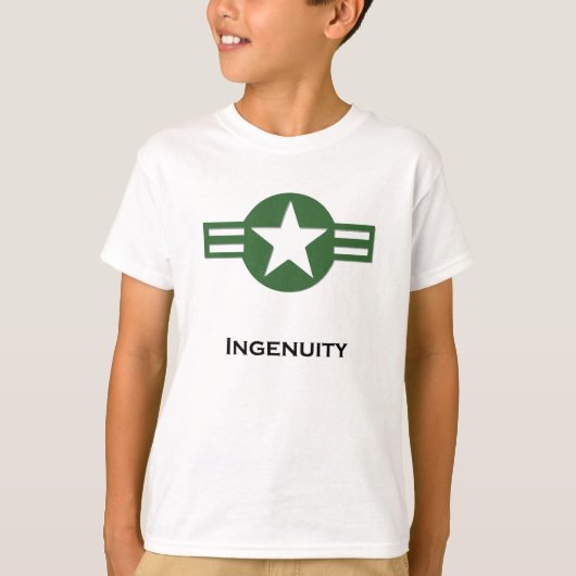 USA Ingenuity Green T-shirt (Voorkant)