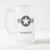 USA Ingenuity zwart Matglas Bierpul (Links)
