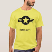 USA Ingenuity zwart T-shirt (Voorkant)