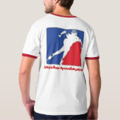 USA Inline Speedskater - Gepersonaliseerd - Gepers T-shirt (Achterkant volledig)