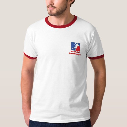 USA Inline Speedskater - Gepersonaliseerd - Gepers T-shirt (Voorkant)