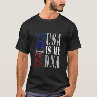  USA IS MIJN DNA AMERICA LOVER T-SHIRT TANKTOP