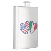USA—Italië—Liefde Heupfles (Rechts)