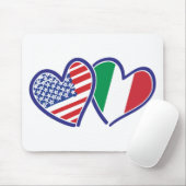 USA—Italië—Liefde Muismat (Met muis)