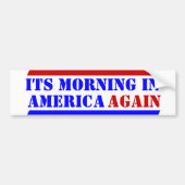 USA ITS OCHTEND IN AMERIKA OPNIEUW bye bye biden Bumpersticker (Voorkant)
