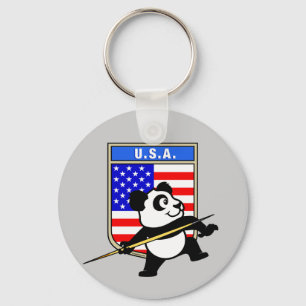 USA Javelin Panda Sleutelhanger