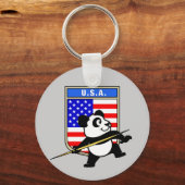 USA Javelin Panda Sleutelhanger (Voorkant)