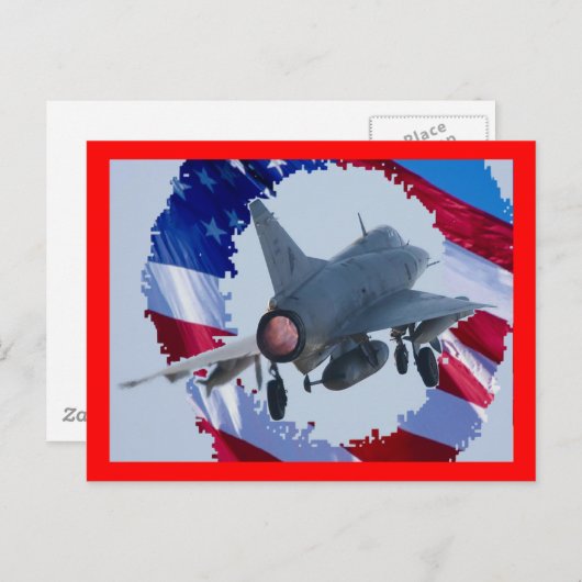 Usa Jet Briefkaart (Voorkant / Achterkant)