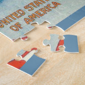 USA Jigsaw Puzzle Legpuzzel (Zijkant)