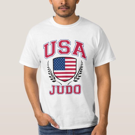 USA Judo T-shirt (Voorkant)