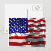 USA K9 Design Briefkaart (Voorkant / Achterkant)