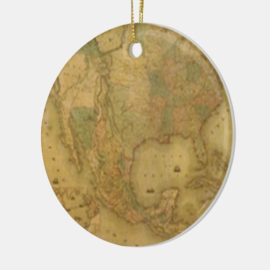 USA Kaart Ornament (Links)