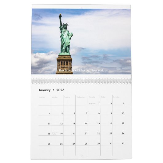 USA KALENDER (Jan 2026)