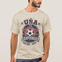USA Kampioenschap Voetbal 2026 Vintage Patriottisc