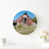 USA, Kansas, Old Red Barn Grote Klok (Huis)