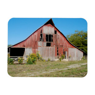 USA, Kansas, Old Red Barn Magneet
