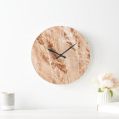 USA, Kansas, Wheat at Harvest Time Grote Klok (Huis)