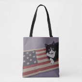 USA Kat Canvas tas (Voorkant)