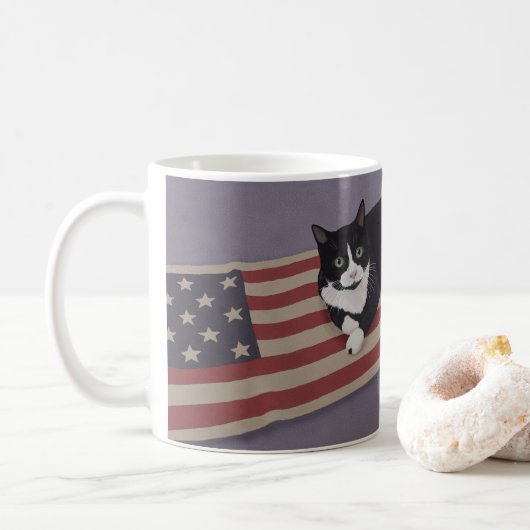 USA Kat Koffiemok (Met donut)