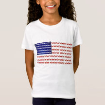 USA kattenvlag 4 juli rood wit blauw patriottisch
