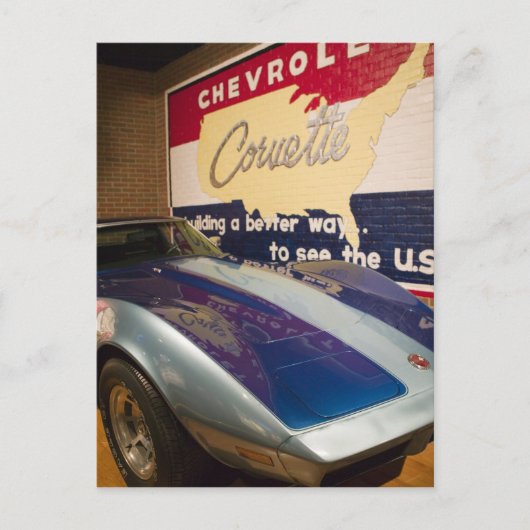 USA, Kentucky, Bowling Green: National Corvette 2 Briefkaart (Voorkant)