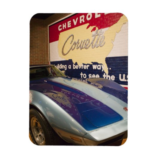 USA, Kentucky, Bowling Green: National Corvette 2 Magneet (Verticaal)