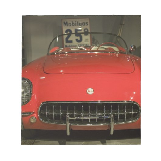 USA, Kentucky, Bowling Green: National Corvette 3 Notitieblok (Voorkant)