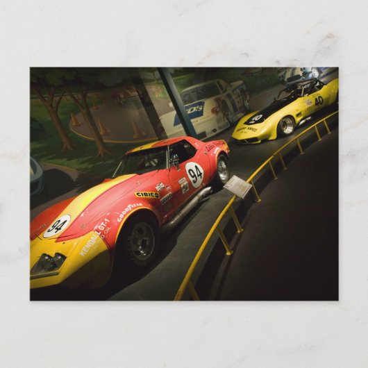 USA, Kentucky, Bowling Green: National Corvette 4 Briefkaart (Voorkant)