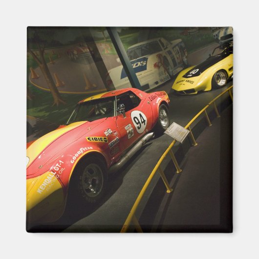 USA, Kentucky, Bowling Green: National Corvette 4 Magneet (Voorkant)