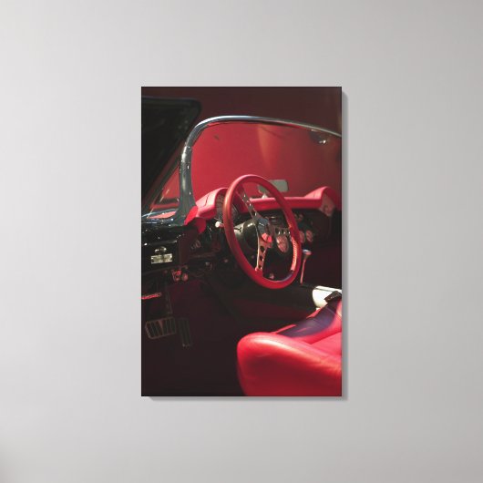 USA, Kentucky, Bowling Green: National Corvette Canvas Afdruk (Voorkant)