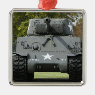 USA, Kentucky, Fort Knox: Patton Museum Metalen Ornament