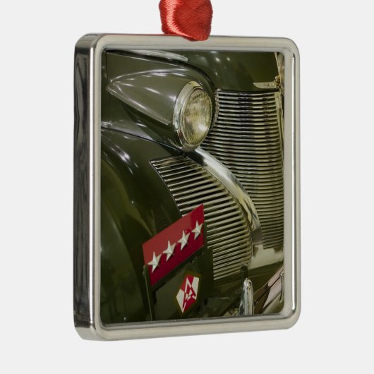 USA, Kentucky, Fort Knox: Patton Museum Metalen Ornament (Rechts)