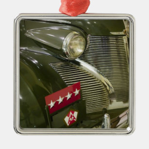 USA, Kentucky, Fort Knox: Patton Museum Metalen Ornament