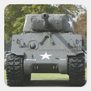 USA, Kentucky, Fort Knox: Patton Museum of the Vierkante Sticker