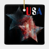 USA Keramische Versiering Keramisch Ornament (Achterkant)