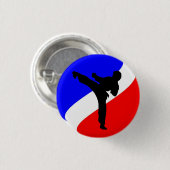 USA Kicker Pin Ronde Button 3,2 Cm (Voorkant /achterkant)