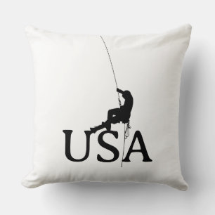 USA Klimmen Silhouette Minimalistische Decoratie Kussen